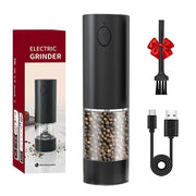 SmartPursue™ Rechargeable Electric Pepper Grinder – Adjustable Spice Mill Spice Grinders