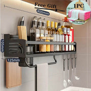 SmartPursue™ Wall-Mounted Kitchen Spice Rack Organizer spice organizer