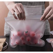 SmartPursue™ Silicone Food Storage Containers – Stand-Up Zip-Shut Bags Food Storage