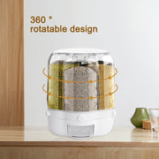 SmartPursue™ 6-Grid Rotating Food Dispenser Food Dispensers