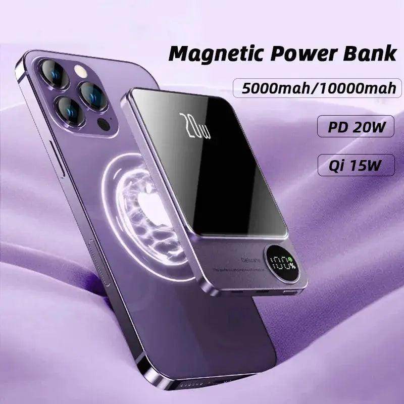 SmartPursue™ PowerHub ChargeMate wireless charger MagSafe Power Bank for iphone wireless power bank