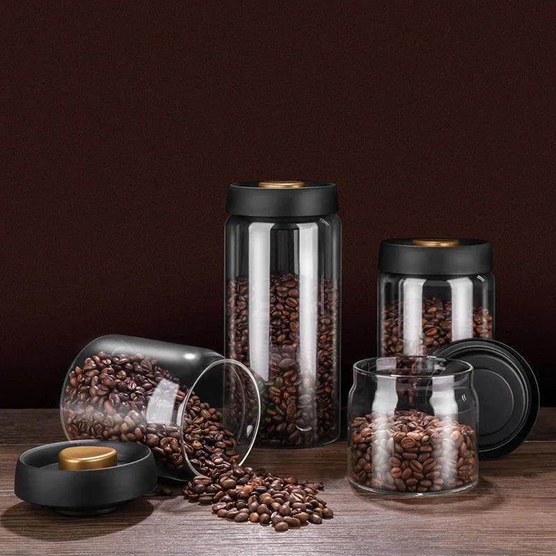 SmartPursue™ Vacuum Sealed Jug Coffee Beans Airtight Canister Kitchen Utensils