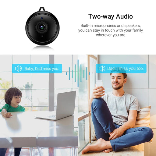 SmartPursue™ Mini WiFi Indoor Security Camera Mini Camera