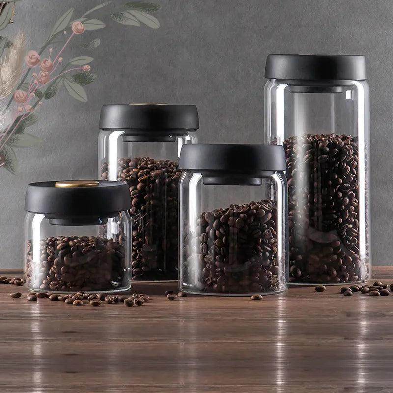 SmartPursue™ Vacuum Sealed Jug Coffee Beans Airtight Canister Kitchen Utensils