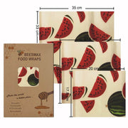 SmartPursue™ Eco-Friendly Reusable Food Wraps beeswax food wraps