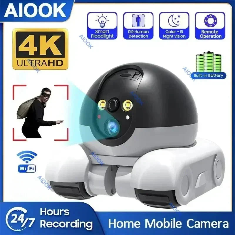 SmartPursue™ Pet Mobile Camera HD 8MP 4K AI Robots