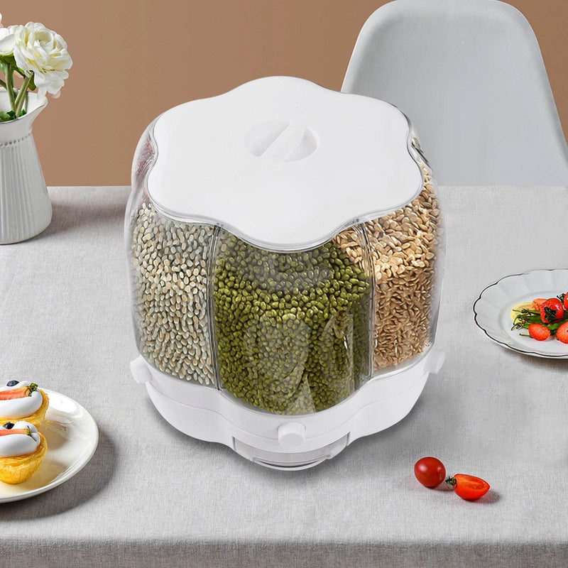 SmartPursue™ 6-Grid Rotating Food Dispenser Food Dispensers