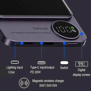 SmartPursue™ PowerHub ChargeMate wireless charger MagSafe Power Bank for iphone wireless power bank