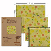 SmartPursue™ Eco-Friendly Reusable Food Wraps beeswax food wraps