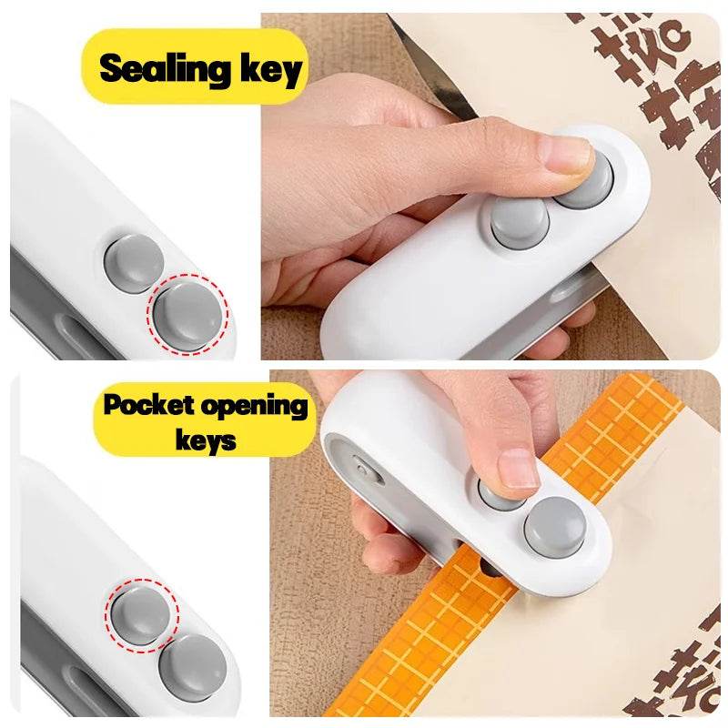 SmartPursue™ Mini Bag Sealer 2-in-1 Mini Bag Sealer