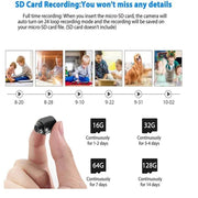 SmartPursue™ Mini Camera WiFi Night Vision Audio Video Recorder Spy Cam A9 Mini Camera