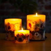 Rosy Rings Spicy Apple Medium Round Botanical Candle Medium Botanical Candle