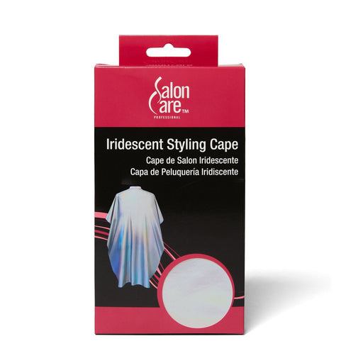 VIP Extensions Salon Care Iridescent Styling Cape Salon Cape White Smoke