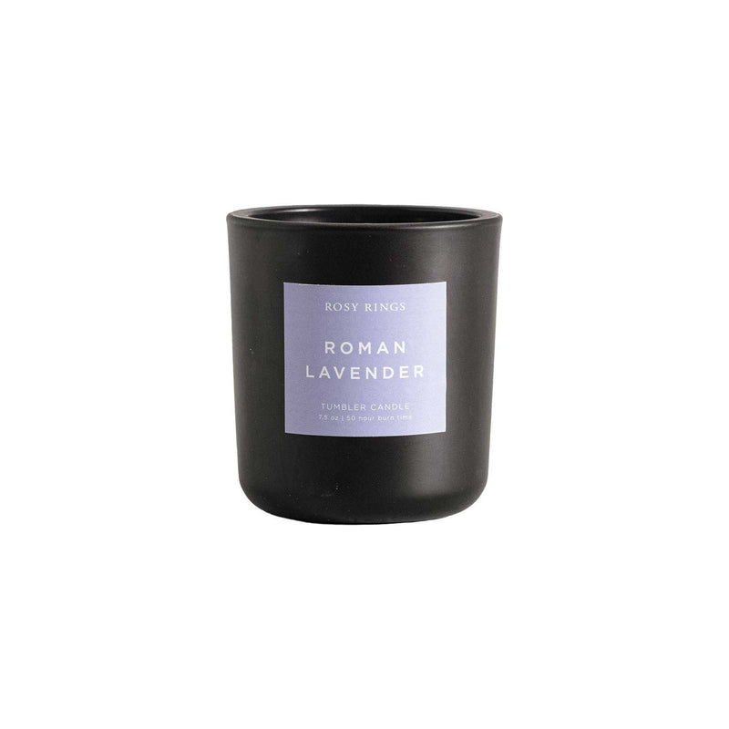 Rosy Rings Roman Lavender Boxed Glass Tumbler Candle Tumbler Candle