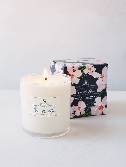 Vanilla Fleur Single-Wick Soy Candle