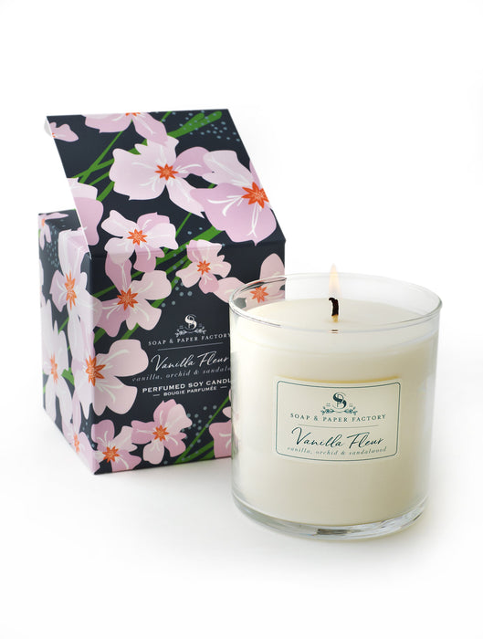 Vanilla Fleur Single-Wick Soy Candle