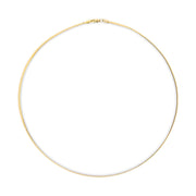 Bids.com Unisex Solid 14K Yellow Gold 2.8mm Imperial Herringbone Chain Necklace - 18" Inches Necklaces