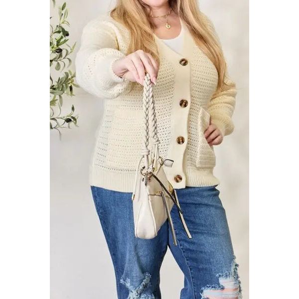 SHOMICO Braided Strap Shoulder Bag