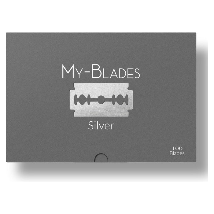 My-Blades Silver Double Edge Razor Blades 100 ct