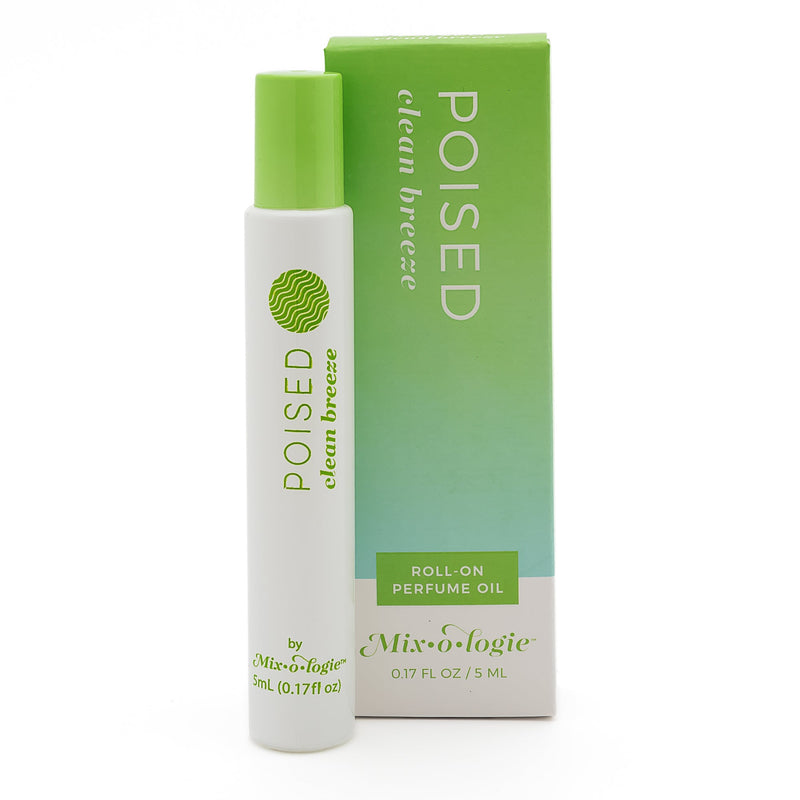MIXOLOGIE Poised (Clean Breeze) | Rollerball Perfume Oil Roll-On Women's Single