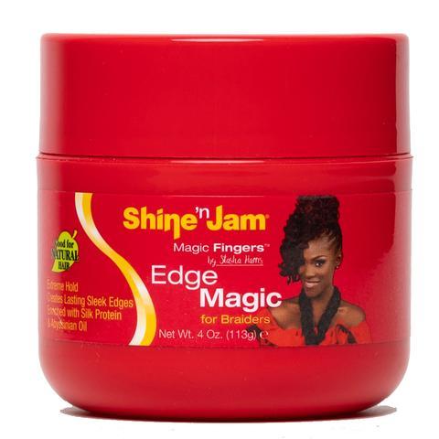 Mill's Beauty Supply Shine N Jam Magic Fingers Edge Magic Hair Braid Gel