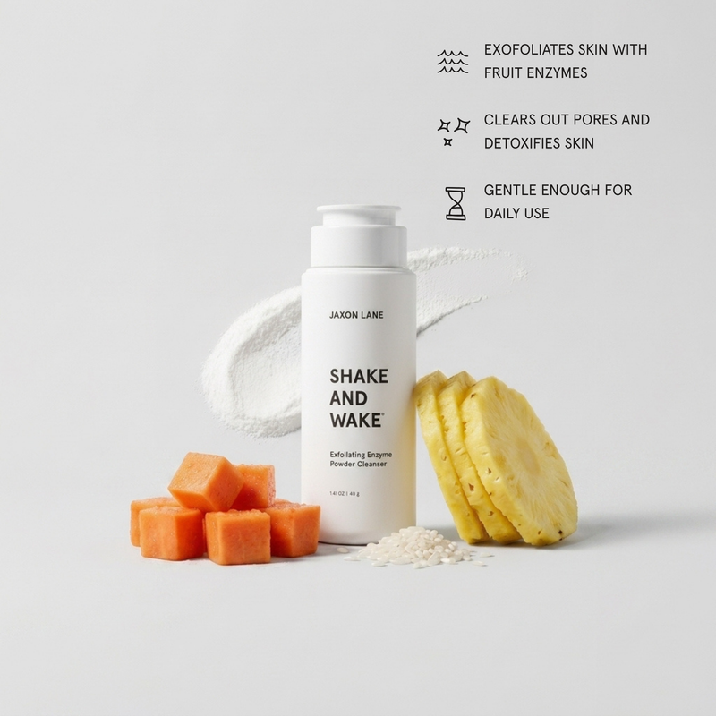 JAXON LANE Shake And Wake - Exfoliating Enzyme Powder Cleanser face wash