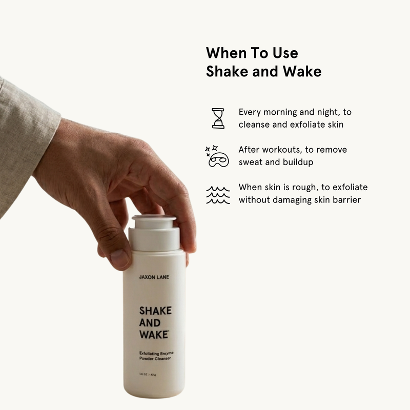 JAXON LANE Shake And Wake - Exfoliating Enzyme Powder Cleanser face wash