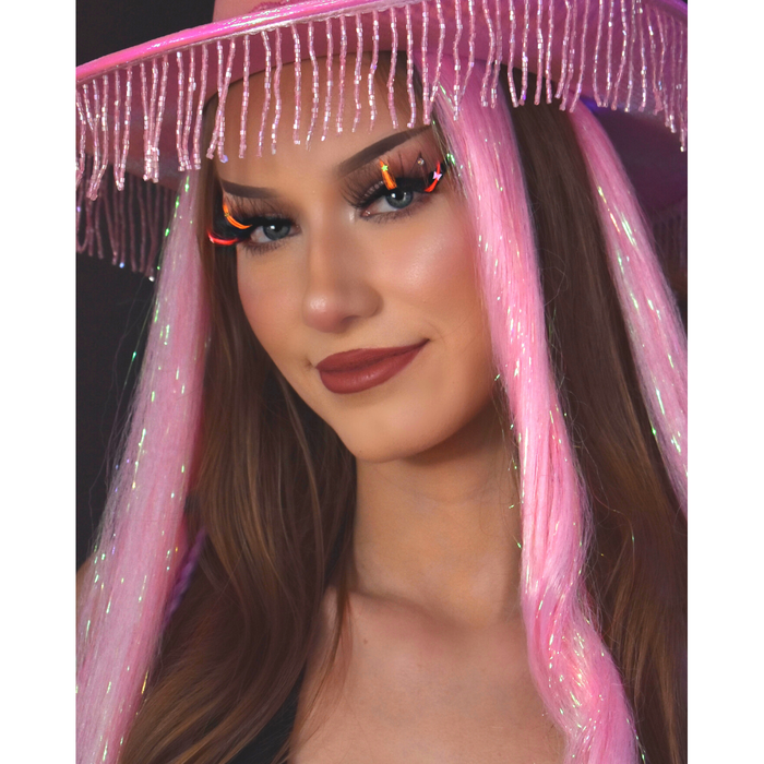 Sorbet Sparkle - Faux Mink Glam Glitter & Rhinestone Glitter Lashes