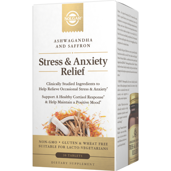 Solgar Stress & Anxiety Relief 30 Tablets - 5 Oz