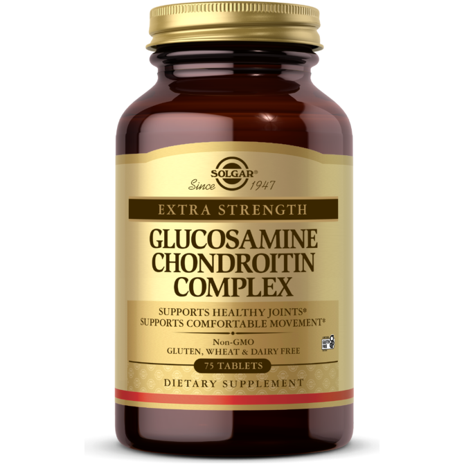 SOLGAR Solgar Glucosamine Chondroitin Complex, Extra Strength, Tablets - 75 tablets Dietary Supplements