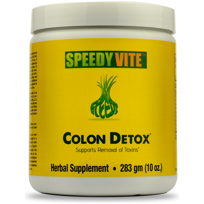 SpeedyVite® Colon Detox (10 oz Powder) All Natural Supports Natural Removal of Toxins* Organic & Wildcrafted Made in USA FREE EXPEDITED