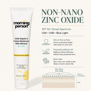 Morning Person Beauty Daily Repair Moisturizer with Mineral SPF 50+ Sunscreen Moisturizer
