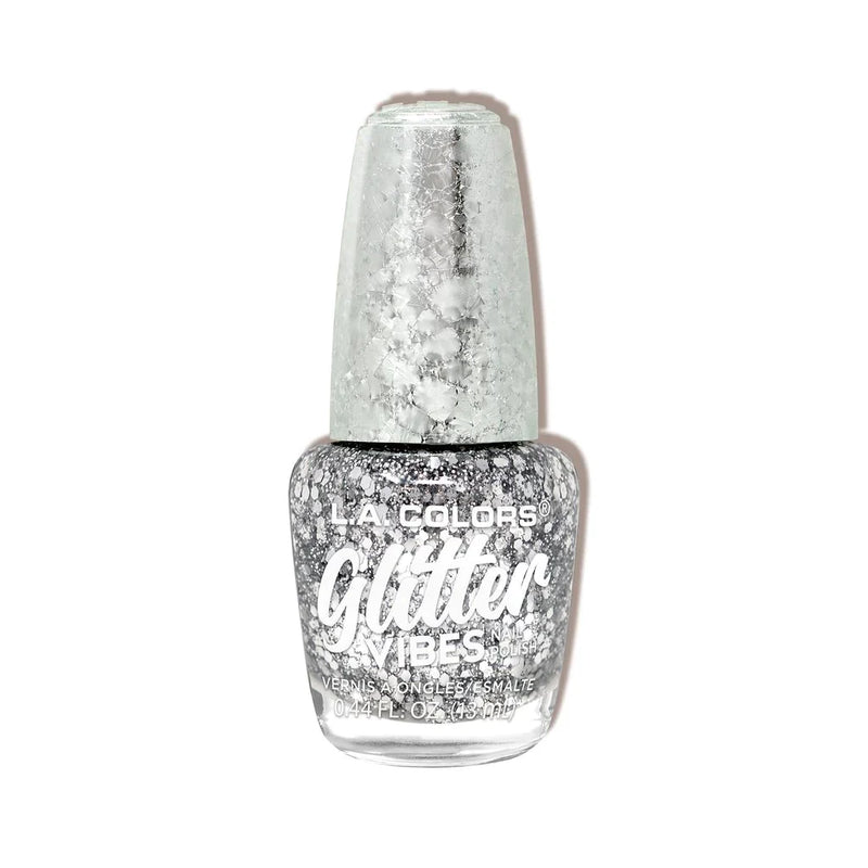 Mill's Beauty Supply L.A. Colors Glitter Vibes Nail Polish, 1pc Nail Products
