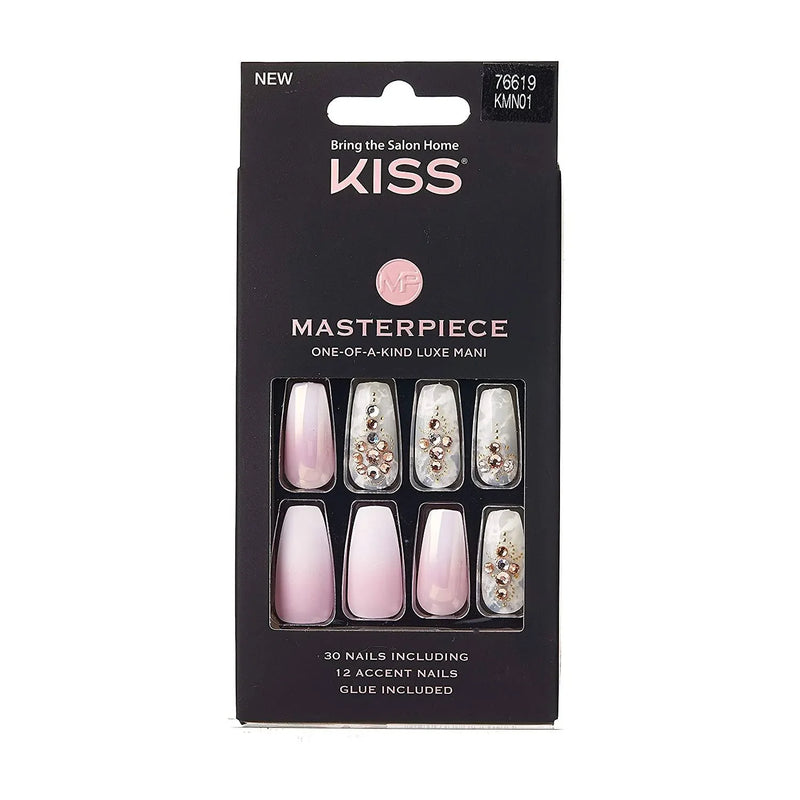 Mill's Beauty Supply Kiss 30pc Press-On Nails #KMN01 Nail Products