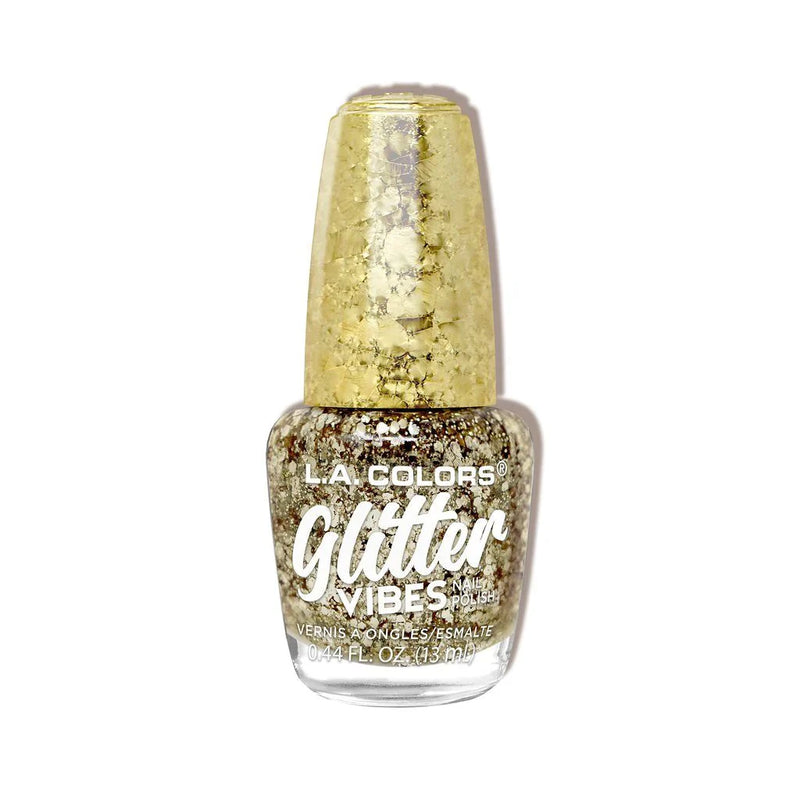 Mill's Beauty Supply L.A. Colors Glitter Vibes Nail Polish, 1pc Nail Products