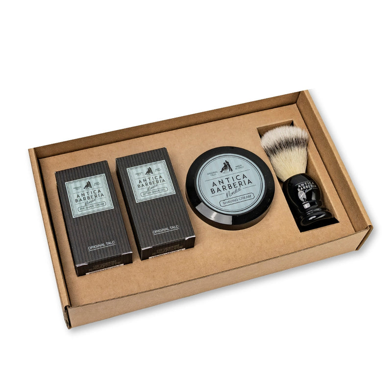 Antica Barberia Mondial US Original Talc Classic Shaving Ritual Gift Box Gift Set