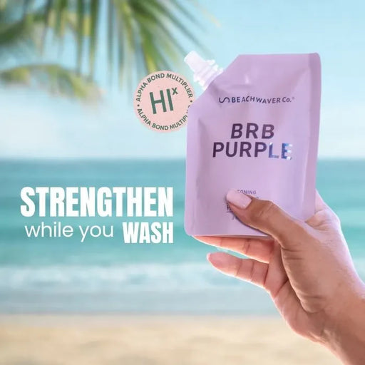 The Beachwaver Co. BRB Blonde Purple Shampoo Haircare Pale Turquoise 3 fl oz / 88 ml