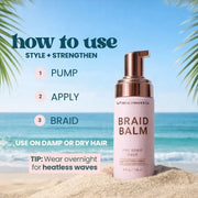 The Beachwaver Co. Braid Balm Pre-Braid Prep Hair Care