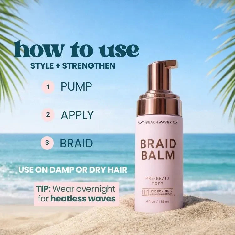 The Beachwaver Co. Braid Balm Pre-Braid Prep Hair Care