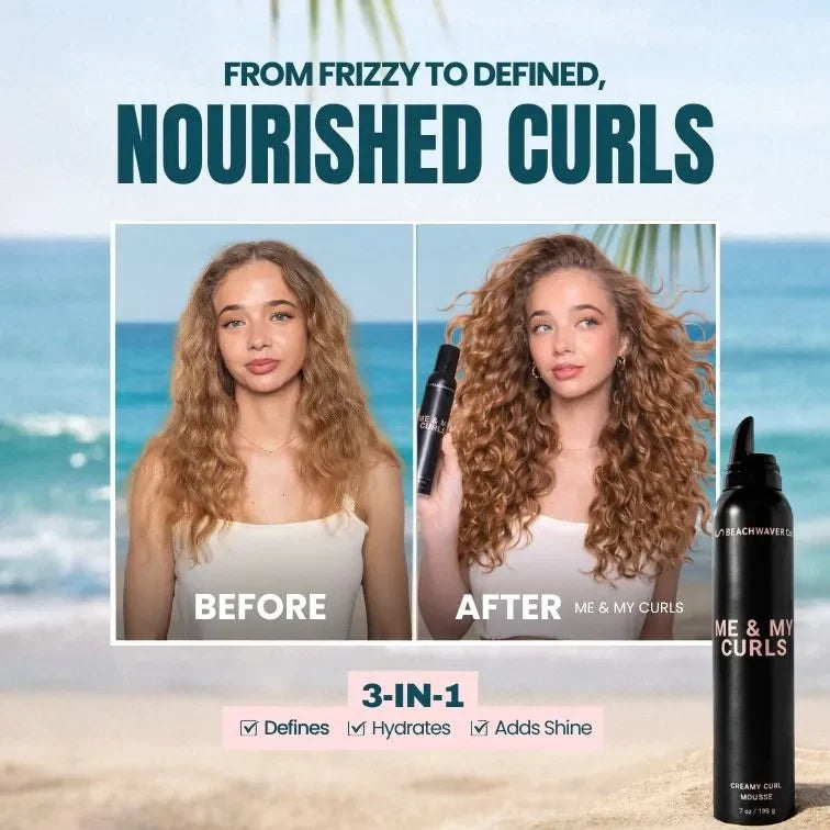 The Beachwaver Co. Me & My Curls Creamy Curl Mousse Styler
