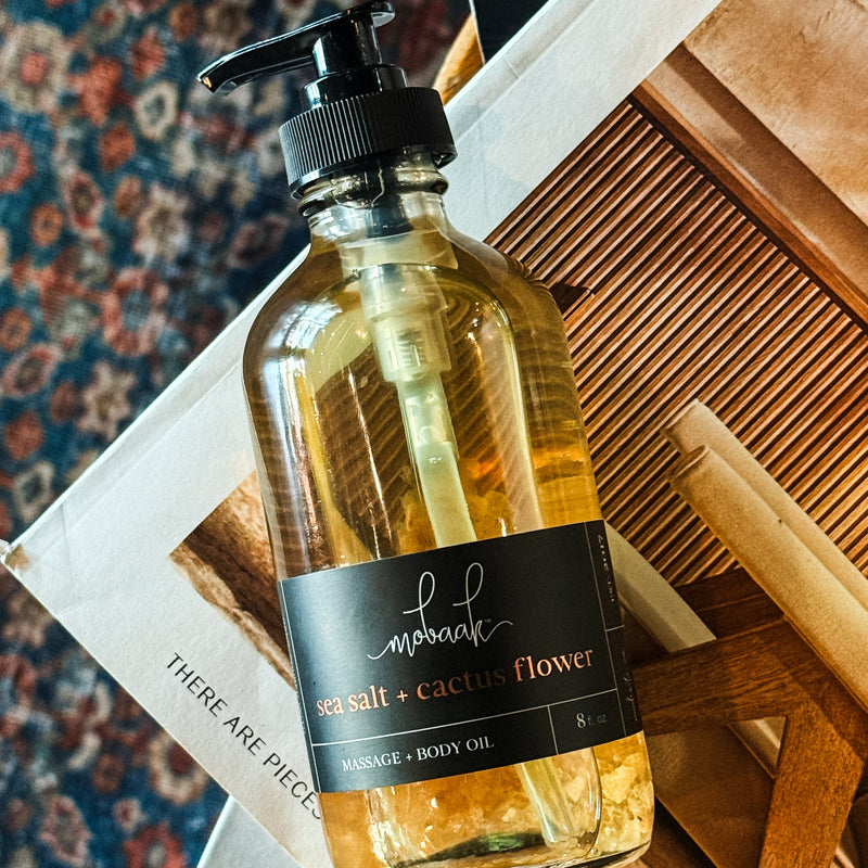 Mobaak Aromatherapy Shoppe Sea Salt + Cactus Flower Body Oil Body Oil