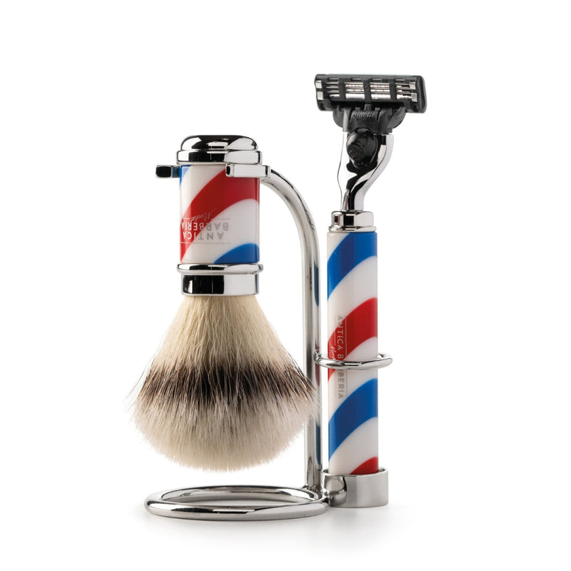 Antica Barberia Mondial US Barbiere Special Collection Brush & Razor Set Brush + Razor Display Set