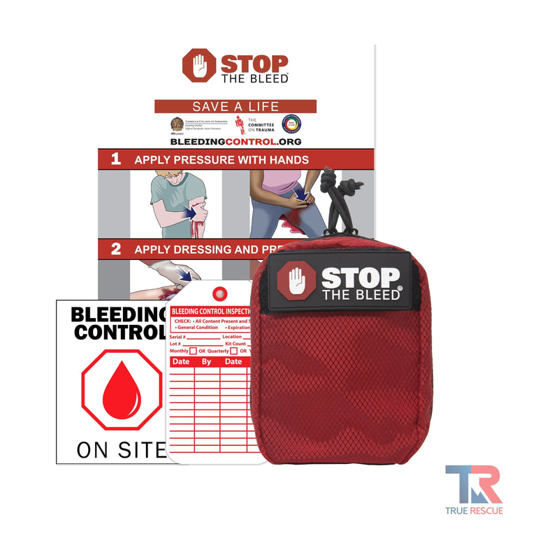 True Rescue Stop the Bleed Kit for Schools First Aid Kits