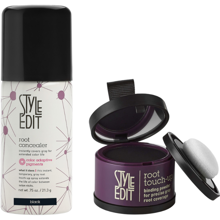 Style Edit - Brunette Travel Duo: Touch Up Powder And Travel Sized Concealer Spray