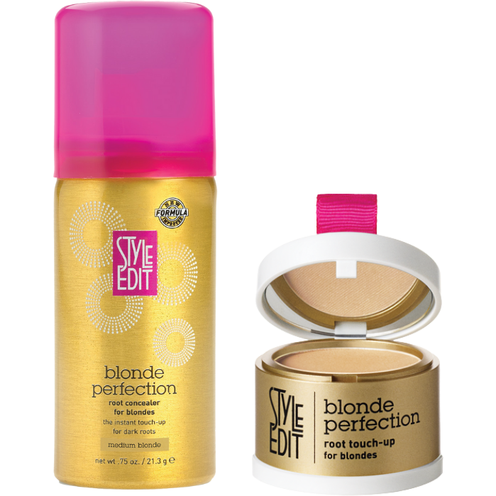 Style Edit - Blonde Travel Duo: Touch Up Powder And Travel Sized Concealer Spray