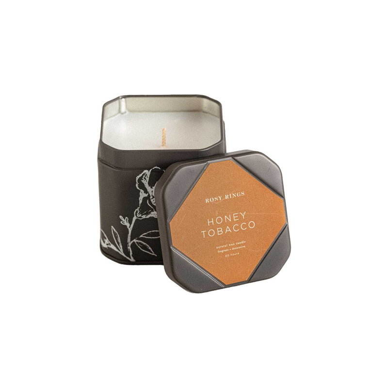 Rosy Rings Honey Tobacco Signature Tin Signature Tin Candle