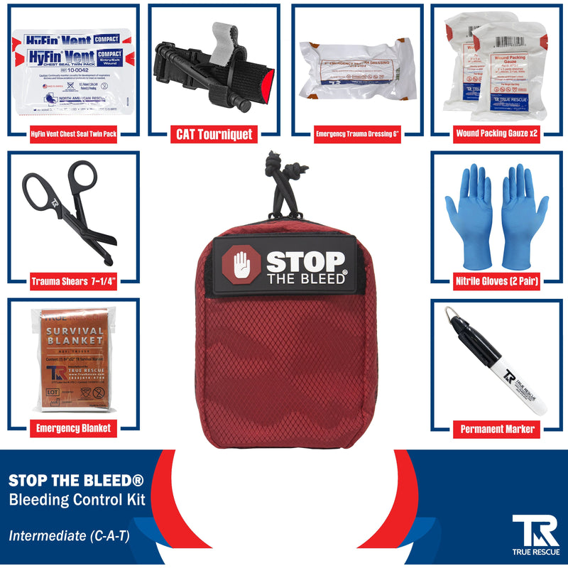 True Rescue STOP THE BLEED Kit Bleeding Control Kit