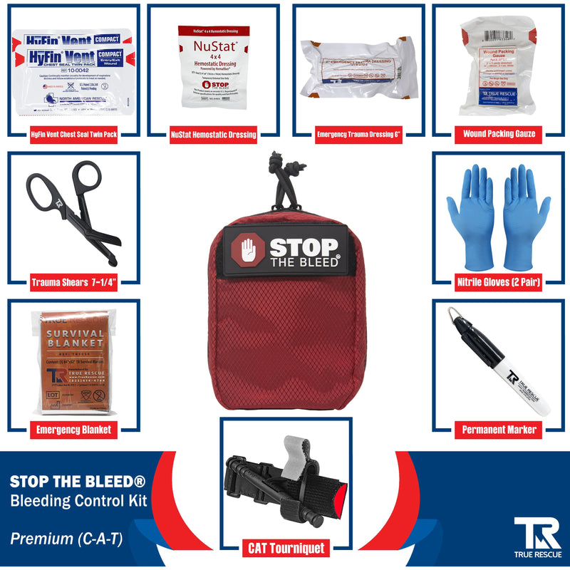 True Rescue STOP THE BLEED Kit Bleeding Control Kit