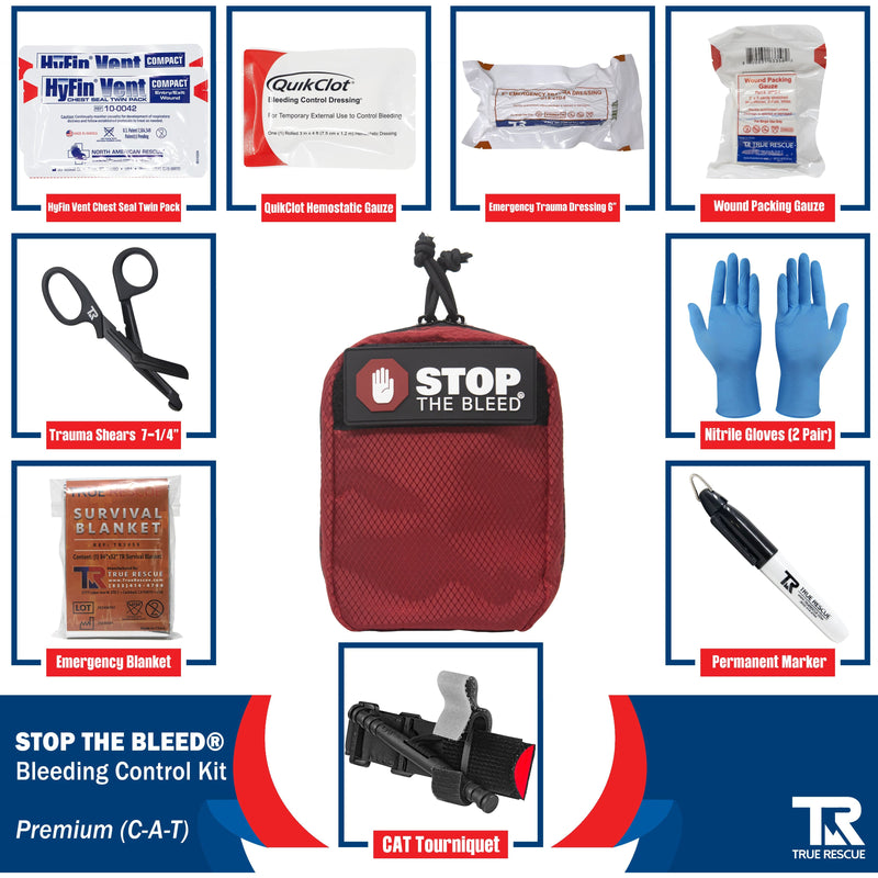 True Rescue STOP THE BLEED Kit Bleeding Control Kit