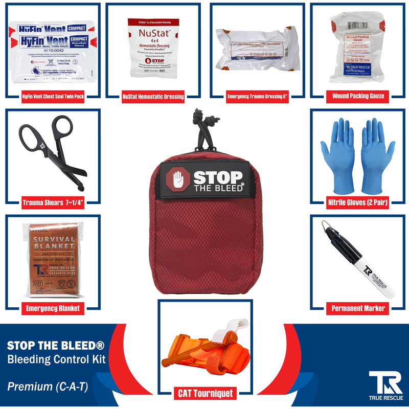 True Rescue STOP THE BLEED Kit Bleeding Control Kit